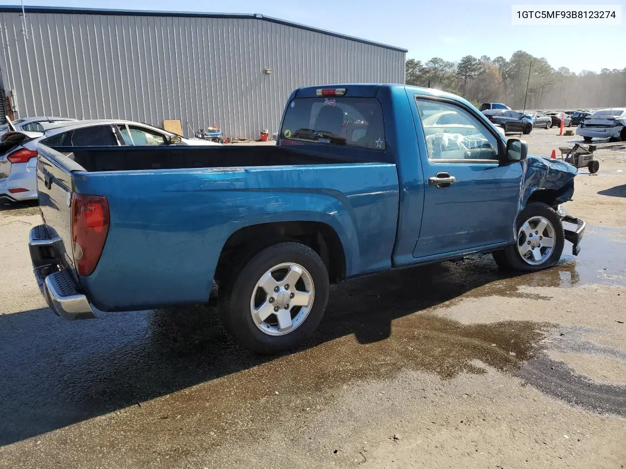 2011 GMC Canyon Sle VIN: 1GTC5MF93B8123274 Lot: 49689935