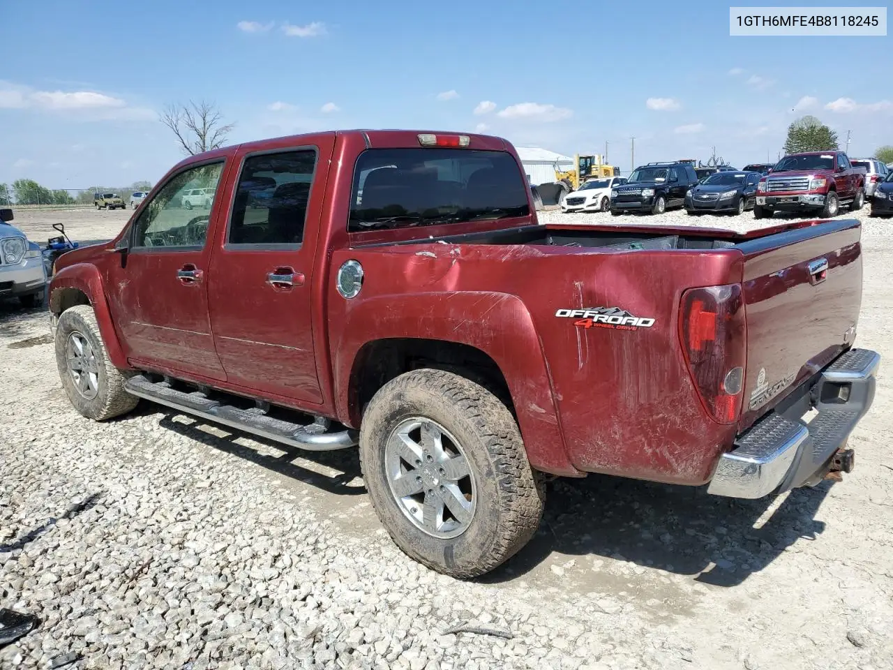 2011 GMC Canyon Sle VIN: 1GTH6MFE4B8118245 Lot: 54403745