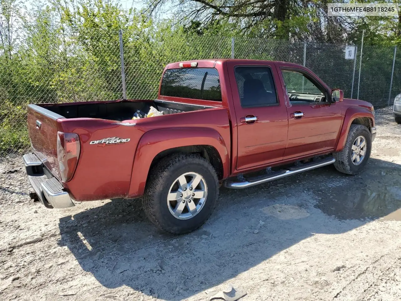 2011 GMC Canyon Sle VIN: 1GTH6MFE4B8118245 Lot: 54403745