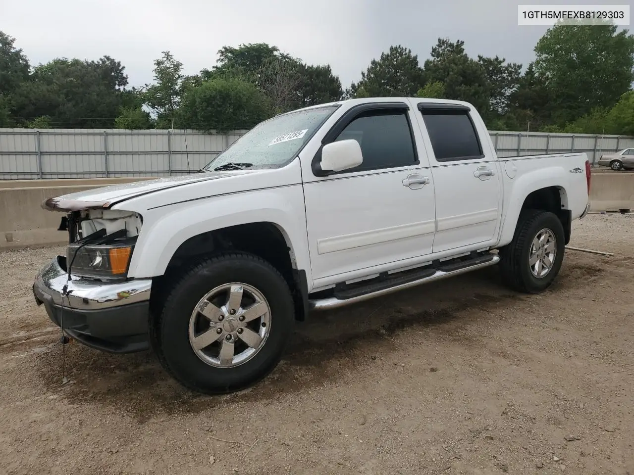 2011 GMC Canyon Sle VIN: 1GTH5MFEXB8129303 Lot: 58571285