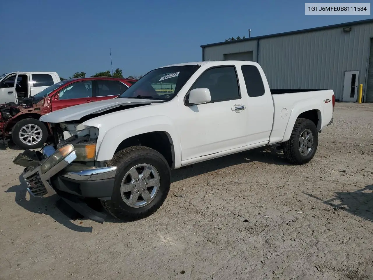 2011 GMC Canyon Sle VIN: 1GTJ6MFE0B8111584 Lot: 58582695