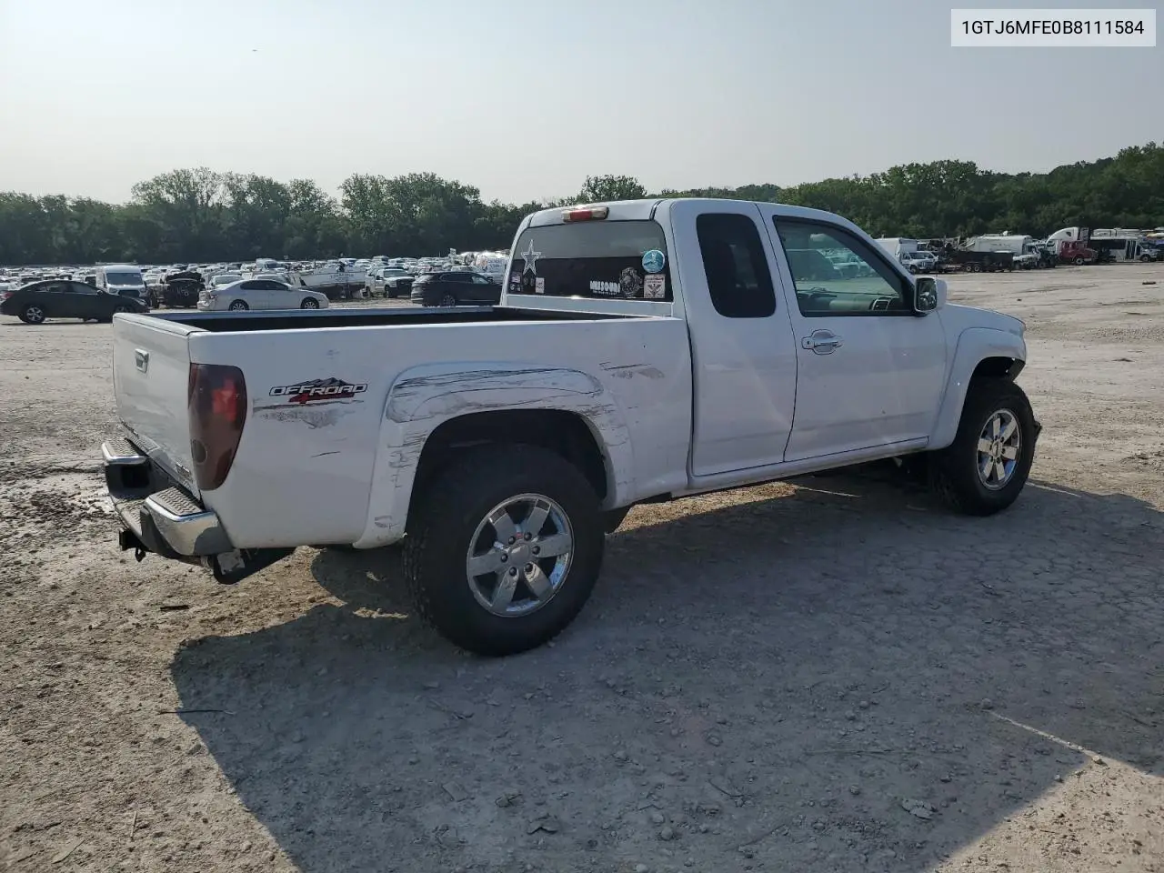 2011 GMC Canyon Sle VIN: 1GTJ6MFE0B8111584 Lot: 58582695