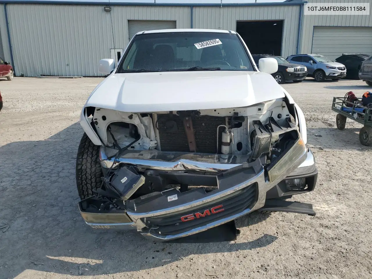 2011 GMC Canyon Sle VIN: 1GTJ6MFE0B8111584 Lot: 58582695