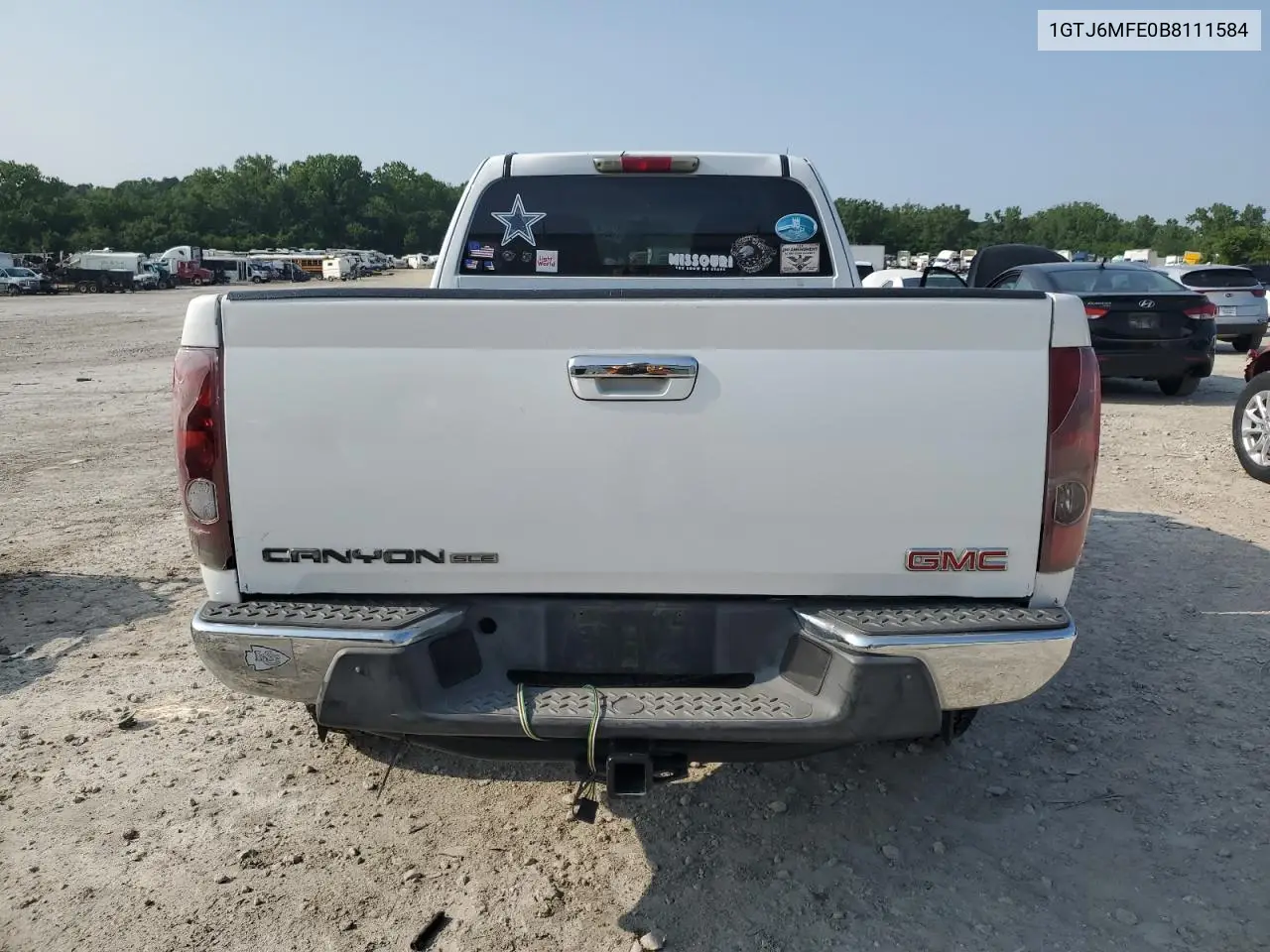 2011 GMC Canyon Sle VIN: 1GTJ6MFE0B8111584 Lot: 58582695