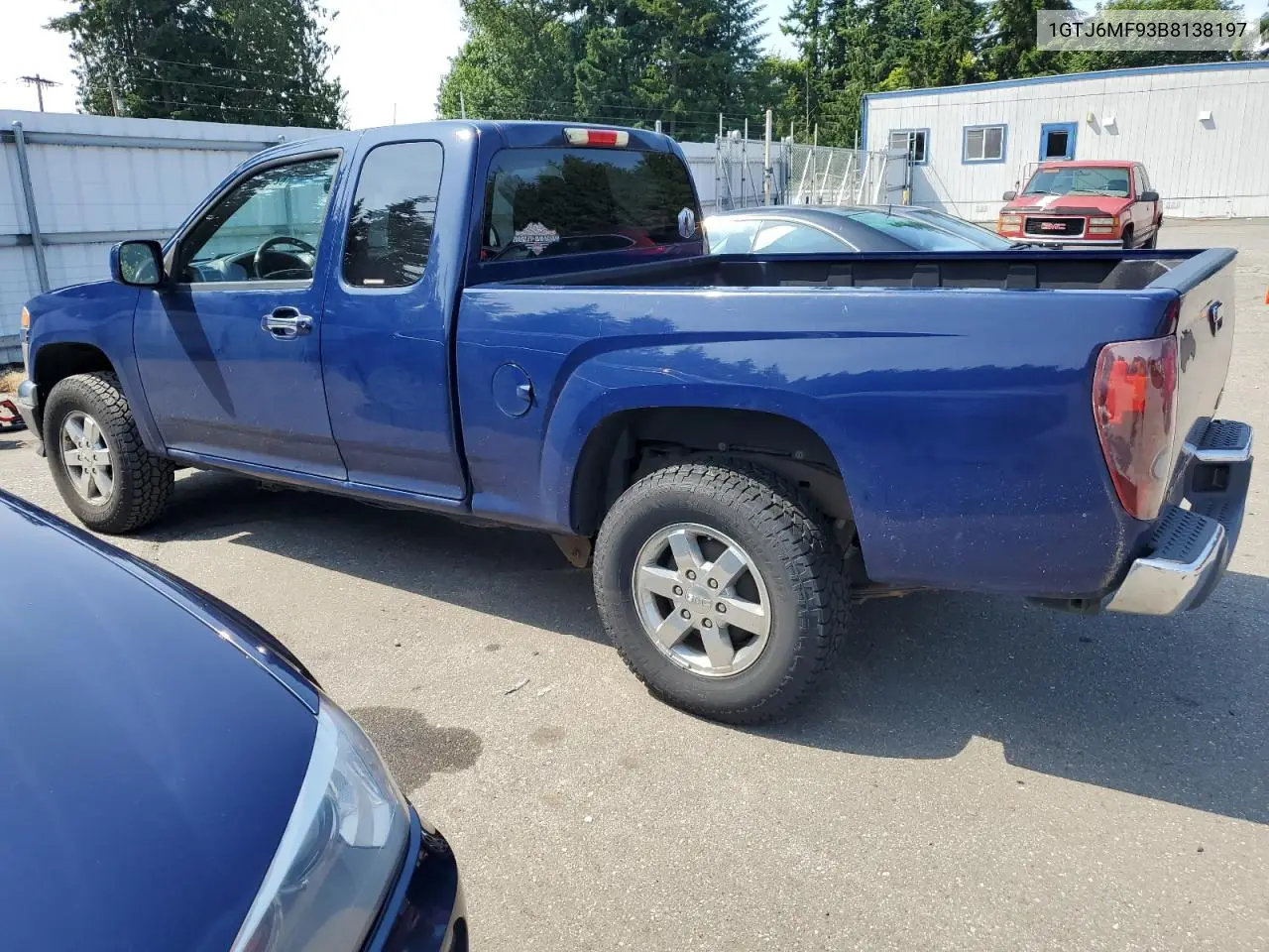 2011 GMC Canyon Sle VIN: 1GTJ6MF93B8138197 Lot: 62051915