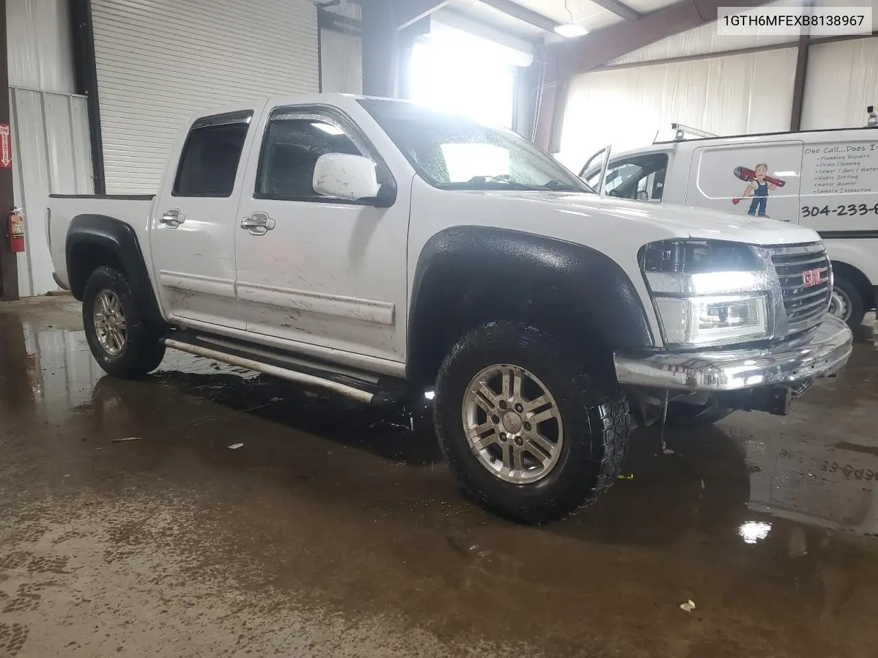 2011 GMC Canyon Sle VIN: 1GTH6MFEXB8138967 Lot: 62761385