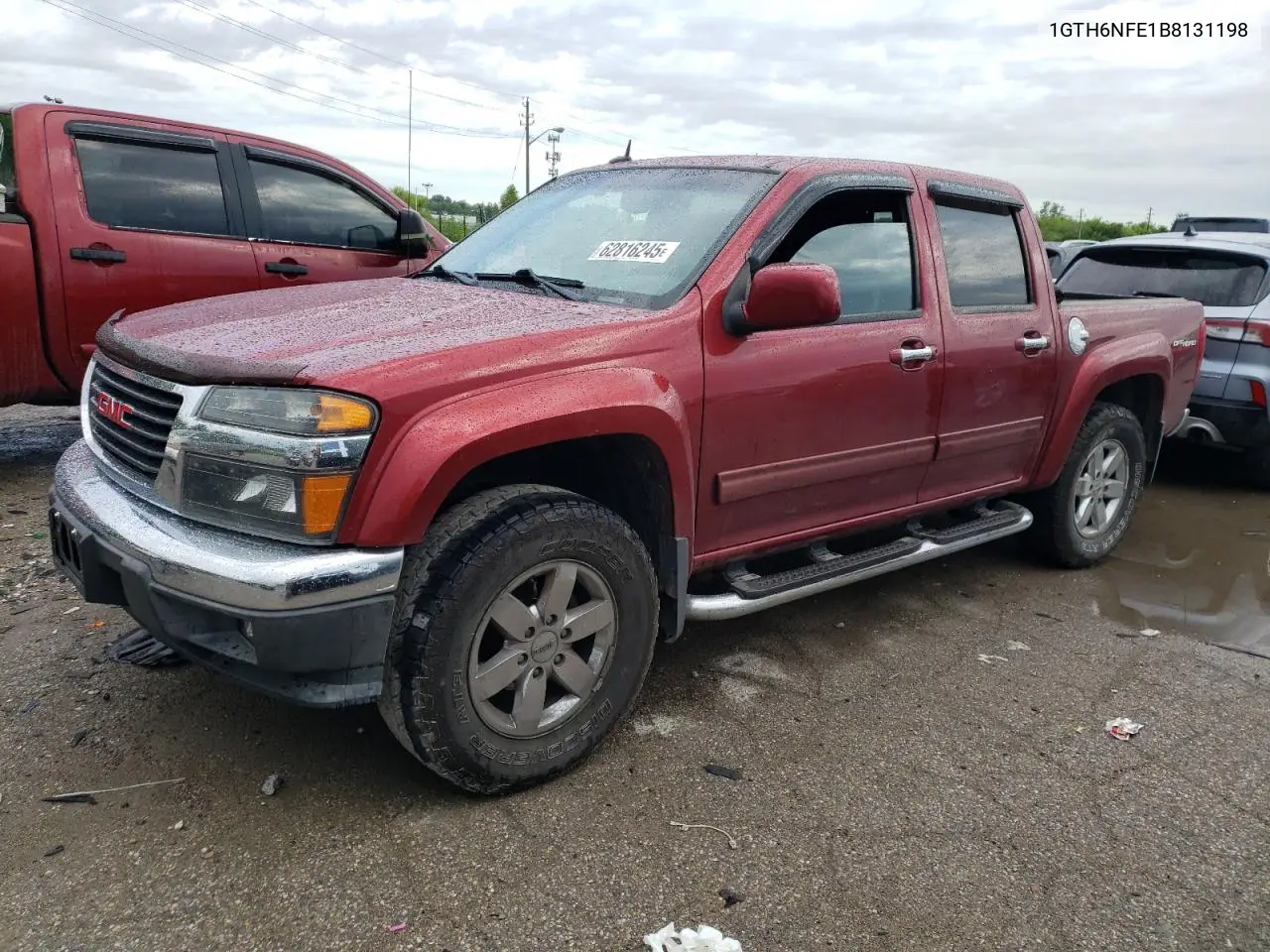2011 GMC Canyon Slt VIN: 1GTH6NFE1B8131198 Lot: 62816245