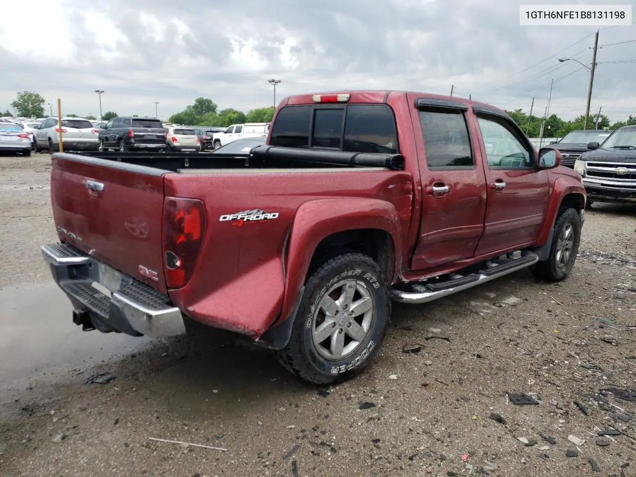 2011 GMC Canyon Slt VIN: 1GTH6NFE1B8131198 Lot: 62816245