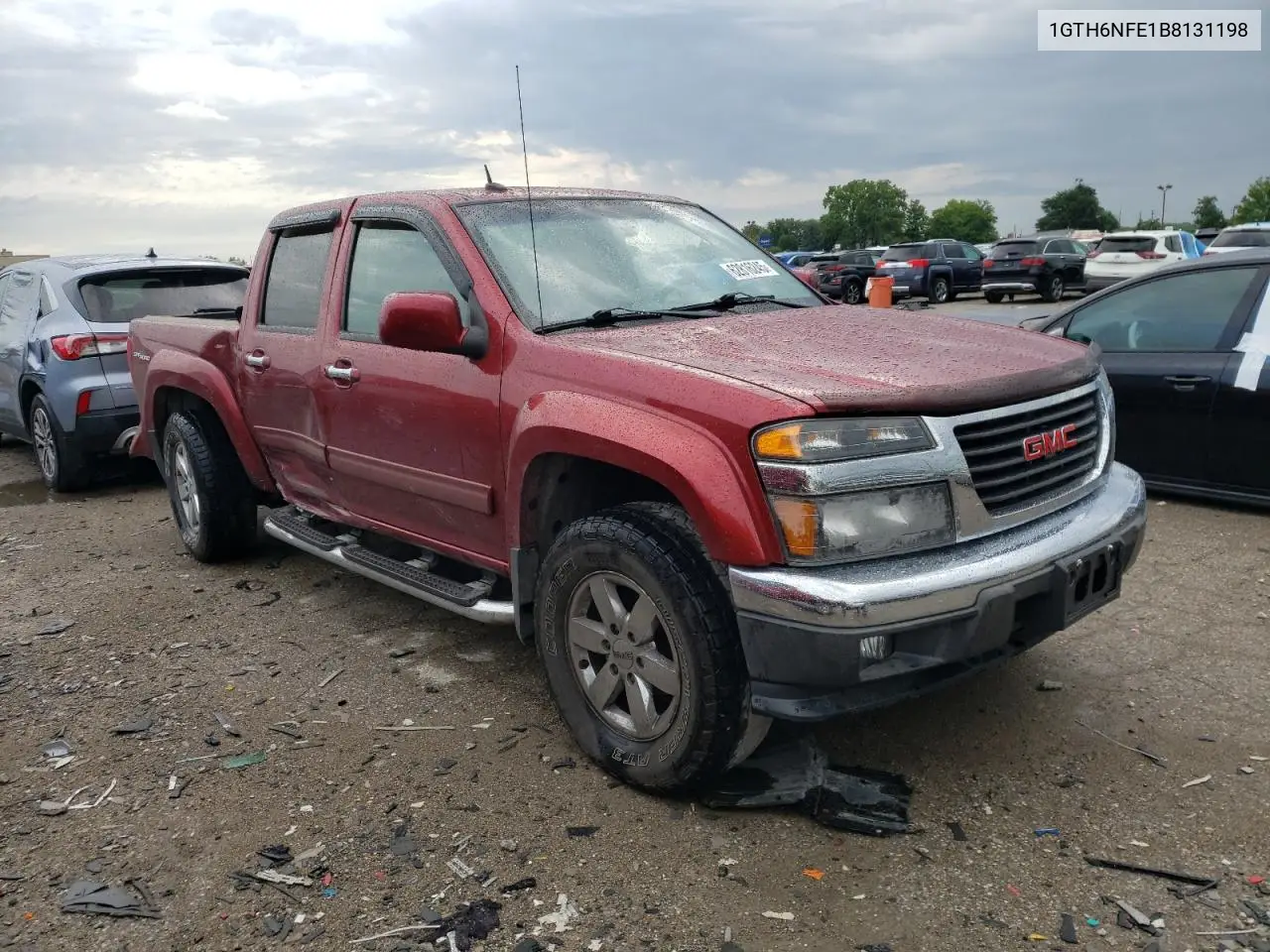 2011 GMC Canyon Slt VIN: 1GTH6NFE1B8131198 Lot: 62816245