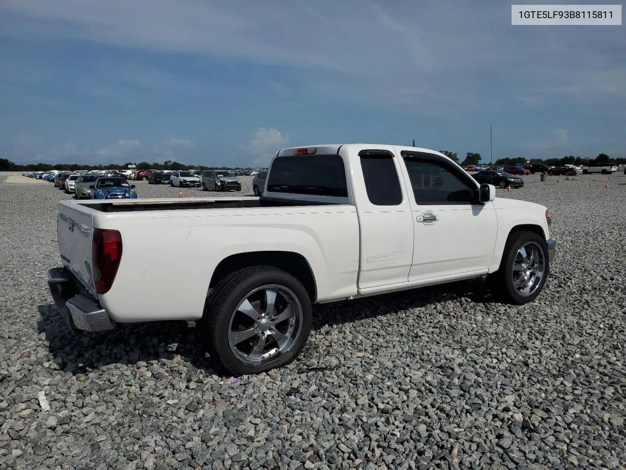2011 GMC Canyon VIN: 1GTE5LF93B8115811 Lot: 63137895