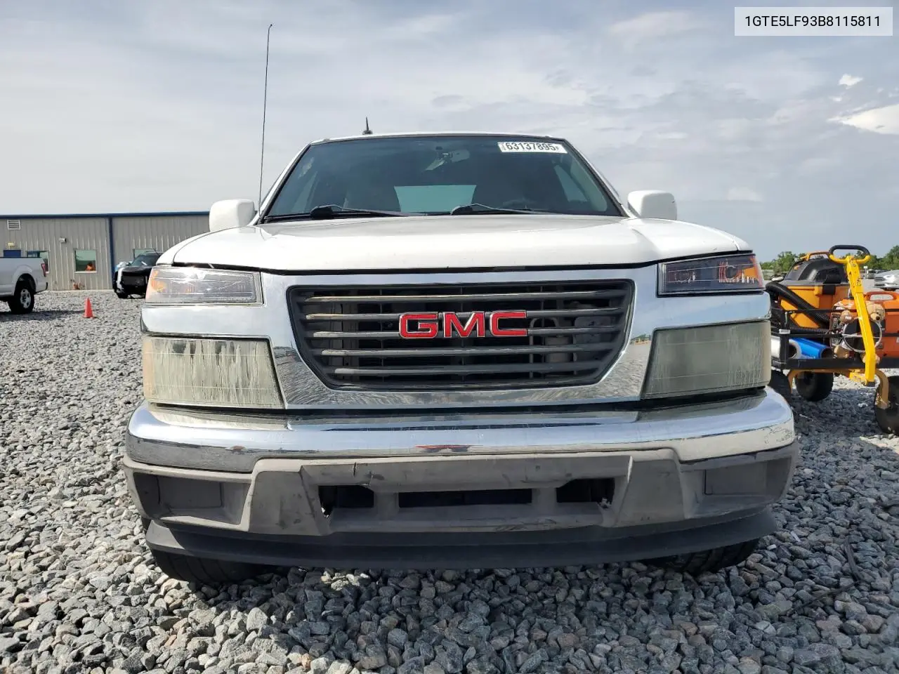 2011 GMC Canyon VIN: 1GTE5LF93B8115811 Lot: 63137895