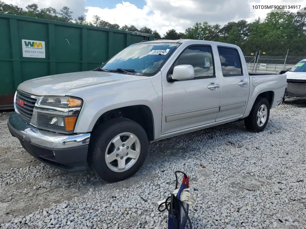 2012 GMC Canyon Sle VIN: 1GTD5MF90C8134917 Lot: 55509535