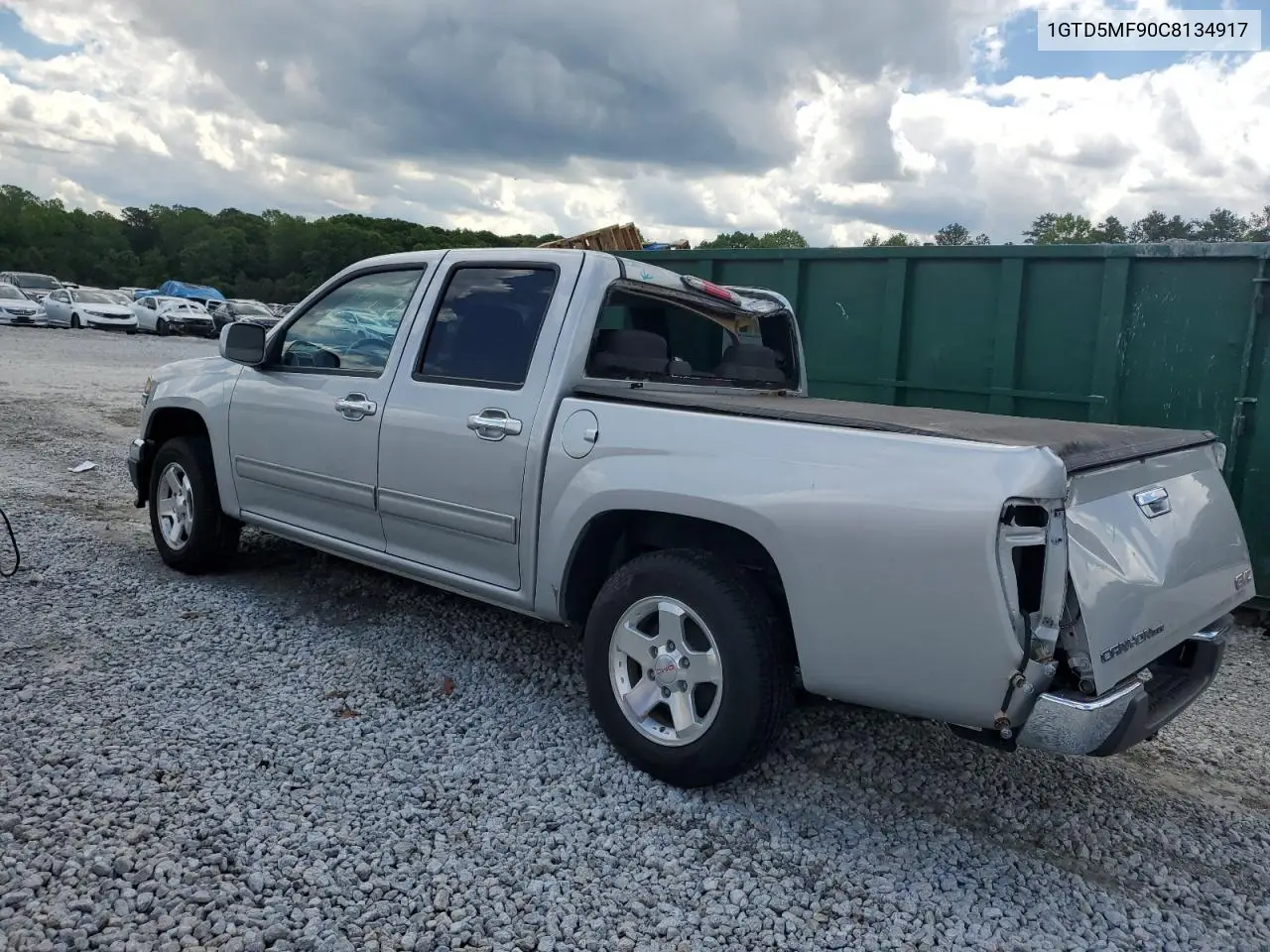 2012 GMC Canyon Sle VIN: 1GTD5MF90C8134917 Lot: 55509535
