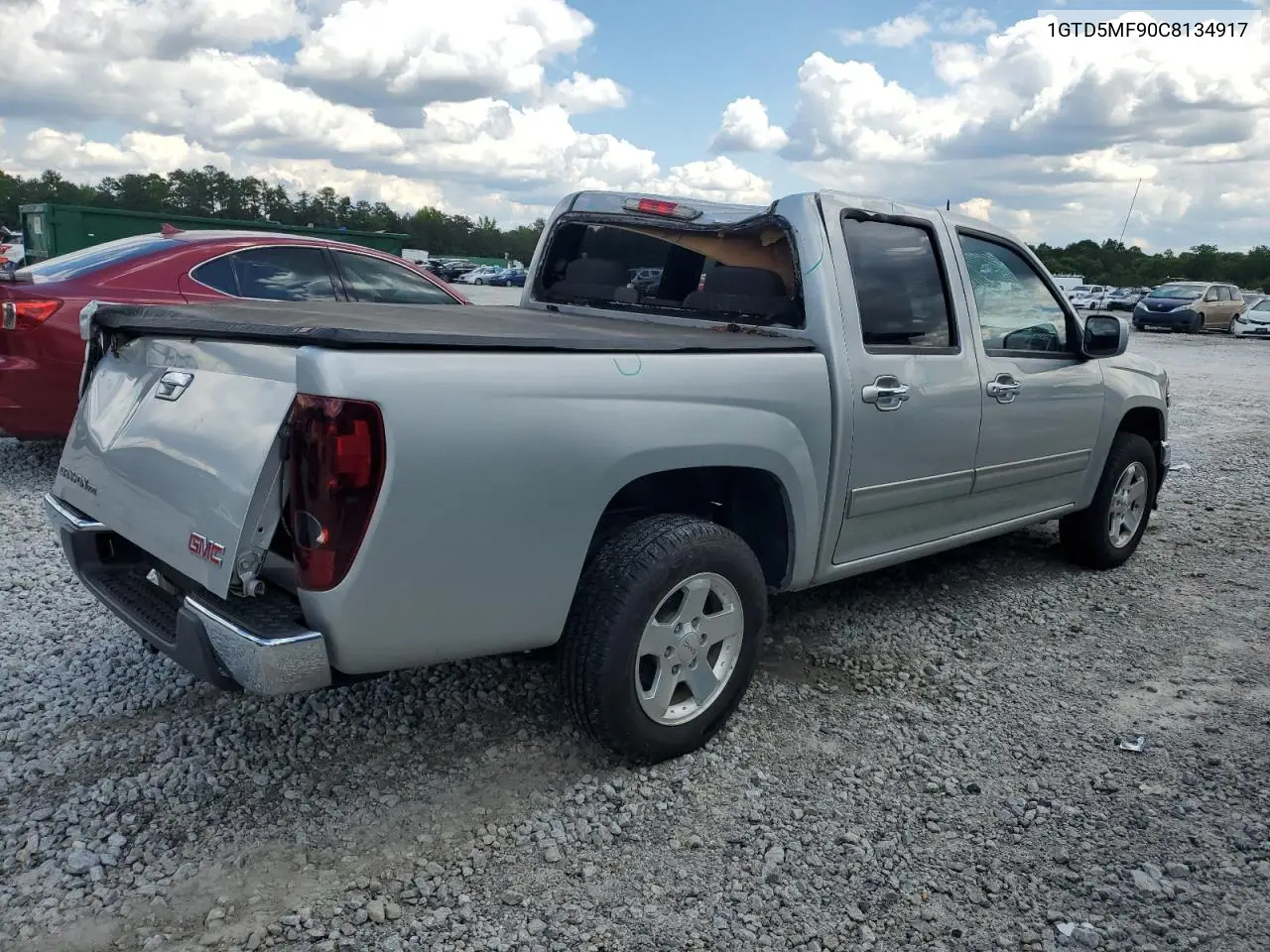 2012 GMC Canyon Sle VIN: 1GTD5MF90C8134917 Lot: 55509535