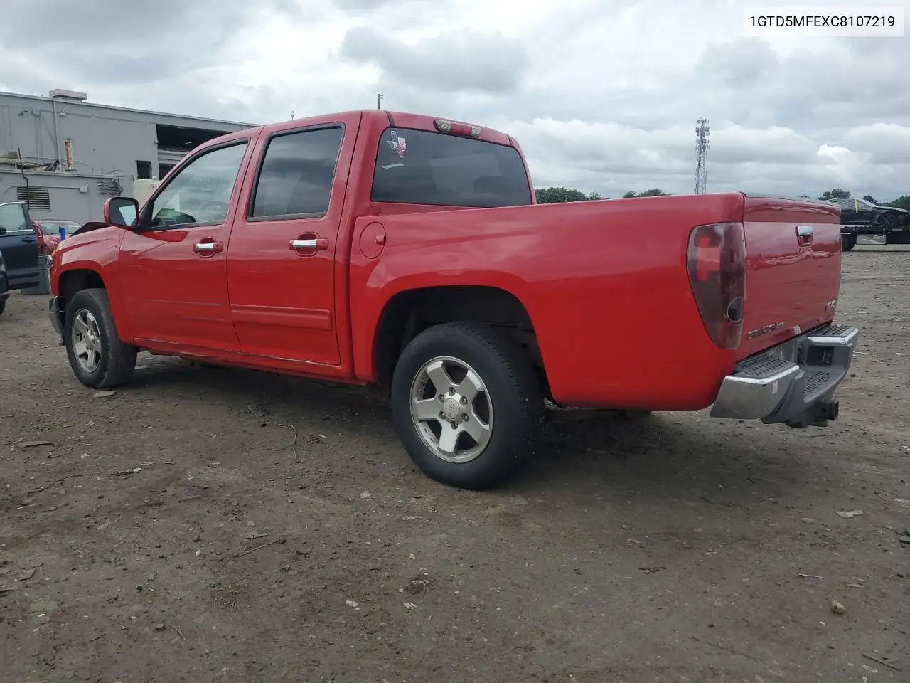 2012 GMC Canyon Sle VIN: 1GTD5MFEXC8107219 Lot: 56349905