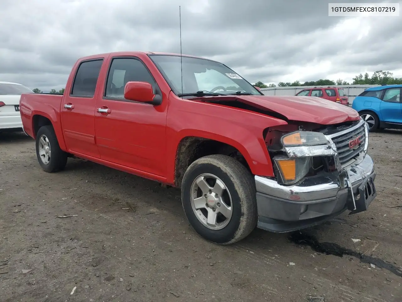 2012 GMC Canyon Sle VIN: 1GTD5MFEXC8107219 Lot: 56349905