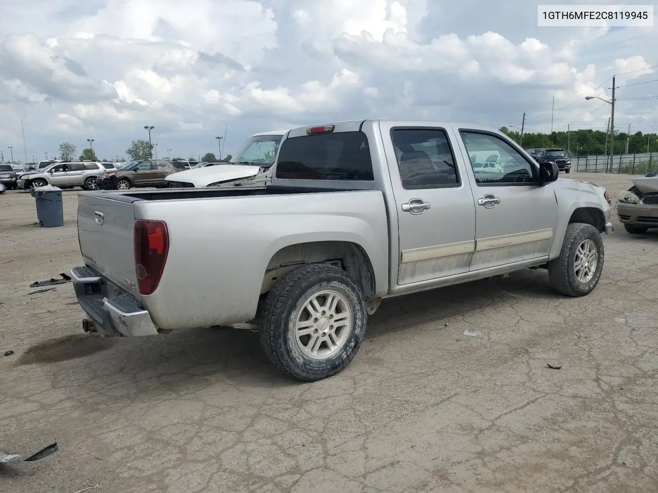 2012 GMC Canyon Sle VIN: 1GTH6MFE2C8119945 Lot: 56630345