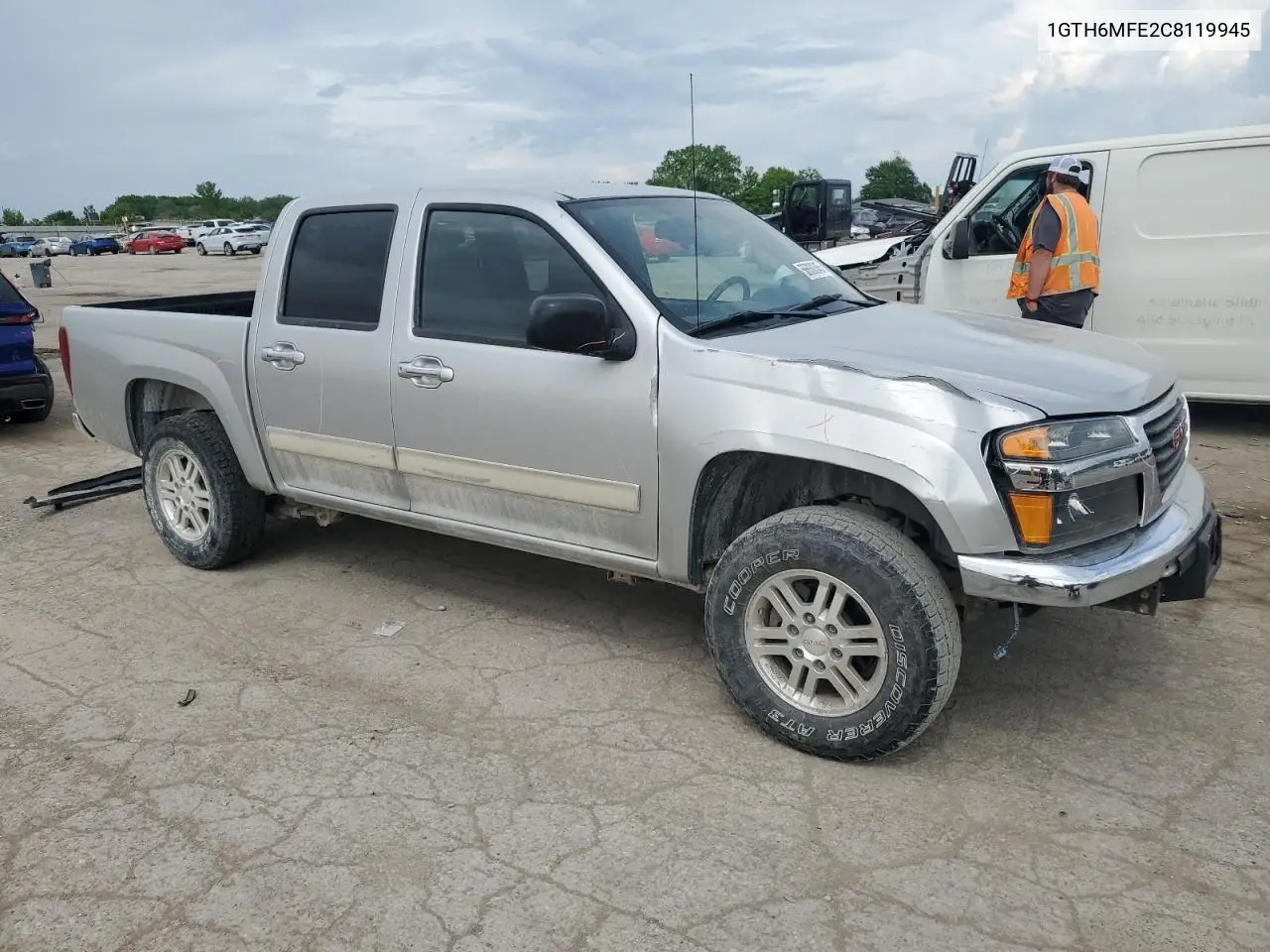 2012 GMC Canyon Sle VIN: 1GTH6MFE2C8119945 Lot: 56630345