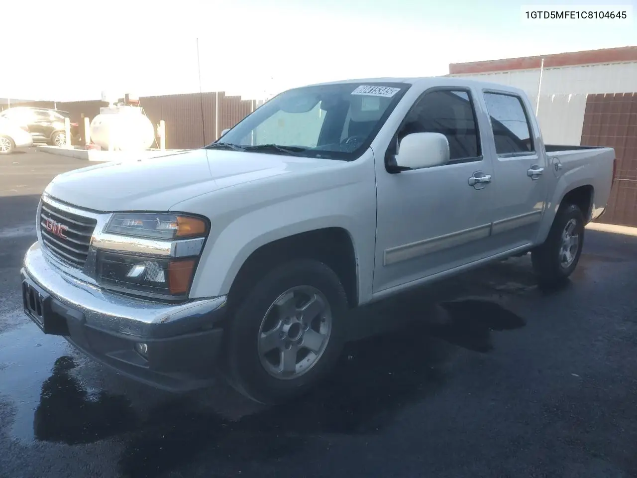 2012 GMC Canyon Sle VIN: 1GTD5MFE1C8104645 Lot: 60415345