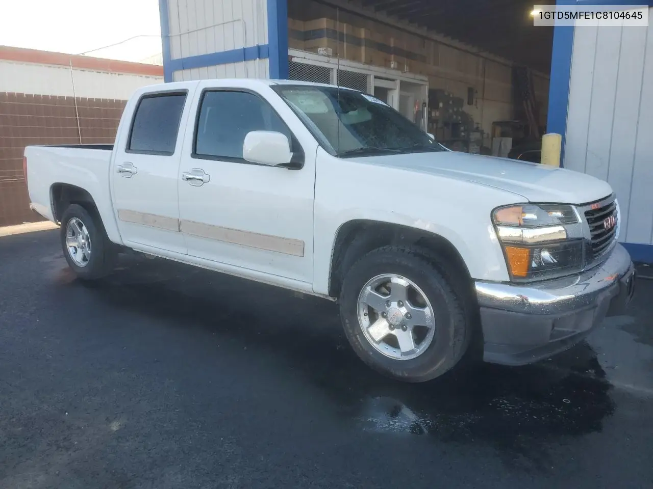 2012 GMC Canyon Sle VIN: 1GTD5MFE1C8104645 Lot: 60415345