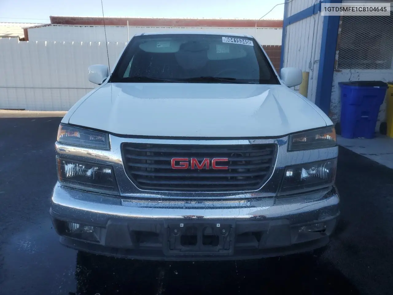 2012 GMC Canyon Sle VIN: 1GTD5MFE1C8104645 Lot: 60415345