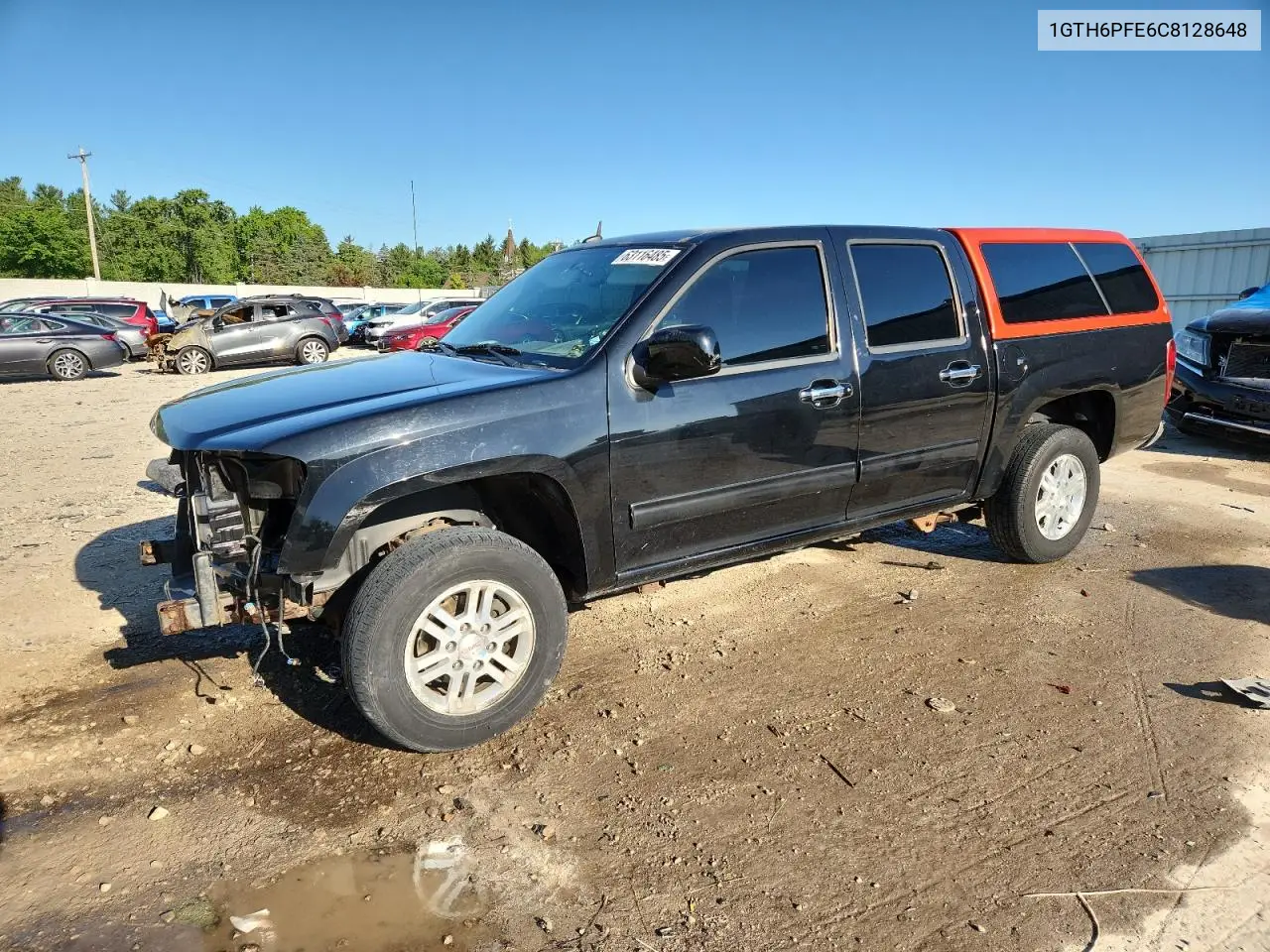 2012 GMC Canyon Sle-2 VIN: 1GTH6PFE6C8128648 Lot: 63116485