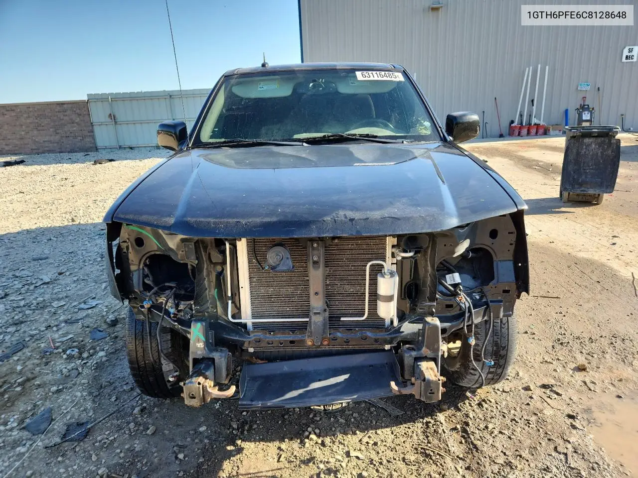 2012 GMC Canyon Sle-2 VIN: 1GTH6PFE6C8128648 Lot: 63116485