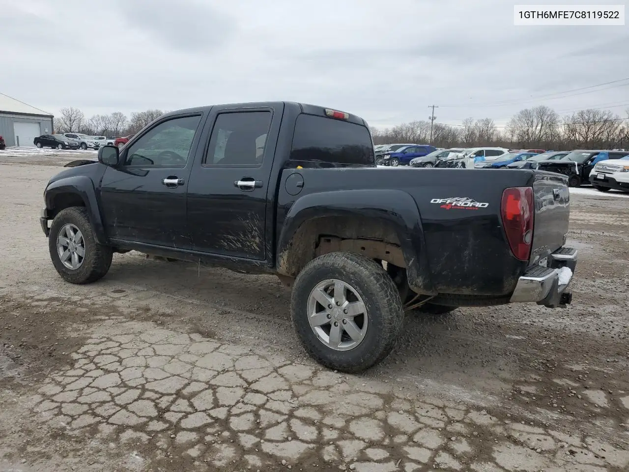 2012 GMC Canyon Sle VIN: 1GTH6MFE7C8119522 Lot: 87278784