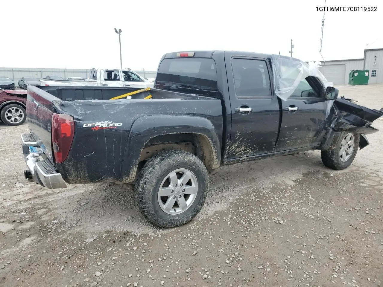 2012 GMC Canyon Sle VIN: 1GTH6MFE7C8119522 Lot: 87278784