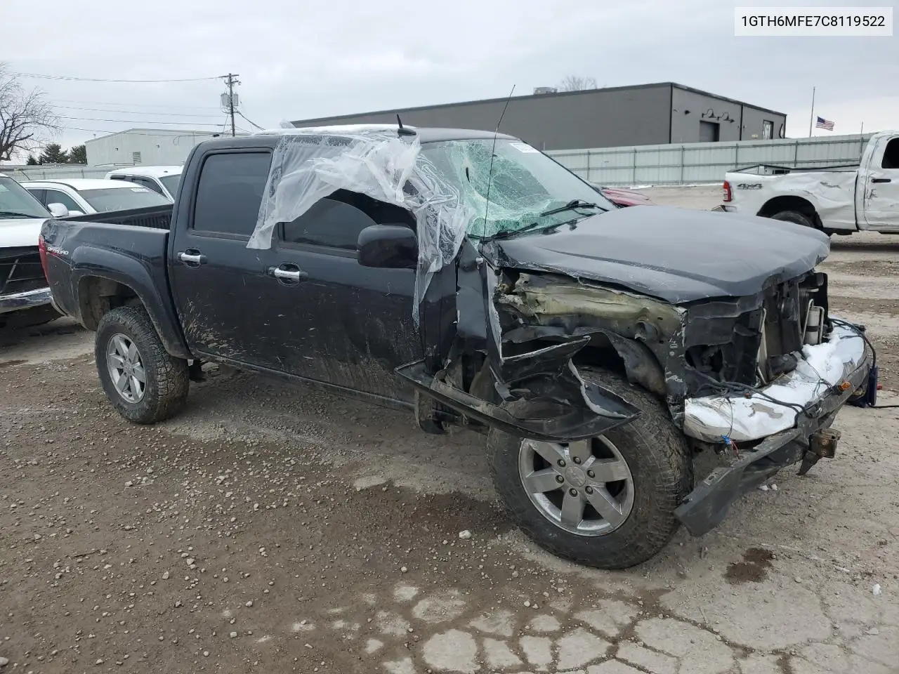 2012 GMC Canyon Sle VIN: 1GTH6MFE7C8119522 Lot: 87278784