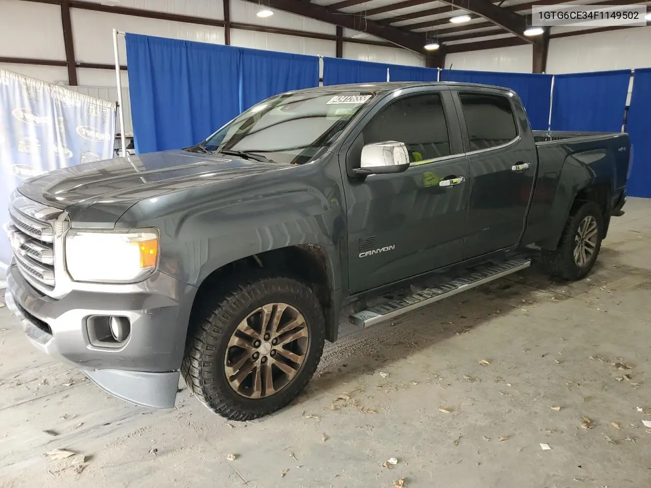 2015 GMC Canyon Slt VIN: 1GTG6CE34F1149502 Lot: 43412655