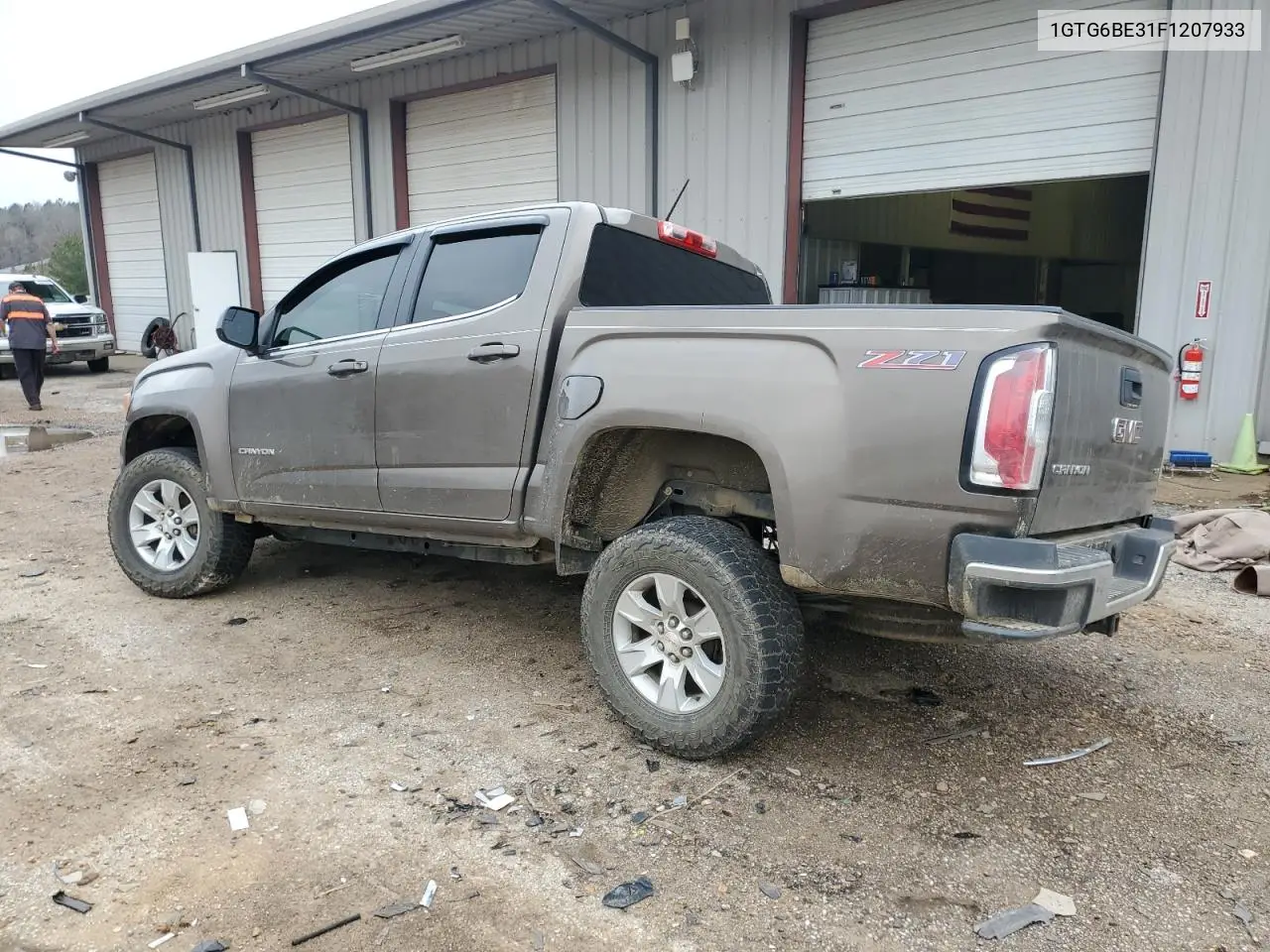 2015 GMC Canyon Sle VIN: 1GTG6BE31F1207933 Lot: 44912785