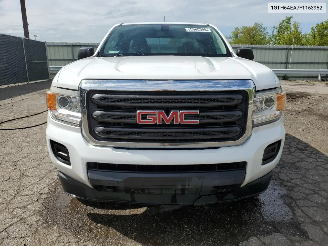 2015 GMC Canyon VIN: 1GTH6AEA7F1163952 Lot: 56680505