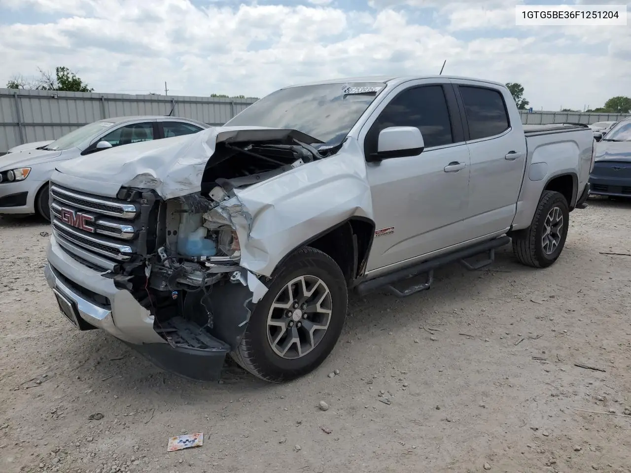 2015 GMC Canyon Sle VIN: 1GTG5BE36F1251204 Lot: 56753935