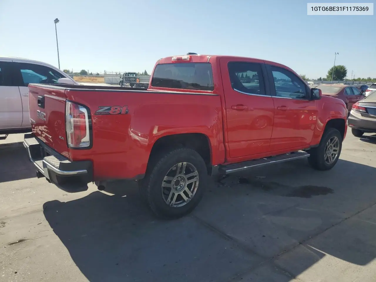 2015 GMC Canyon Sle VIN: 1GTG6BE31F1175369 Lot: 62027875
