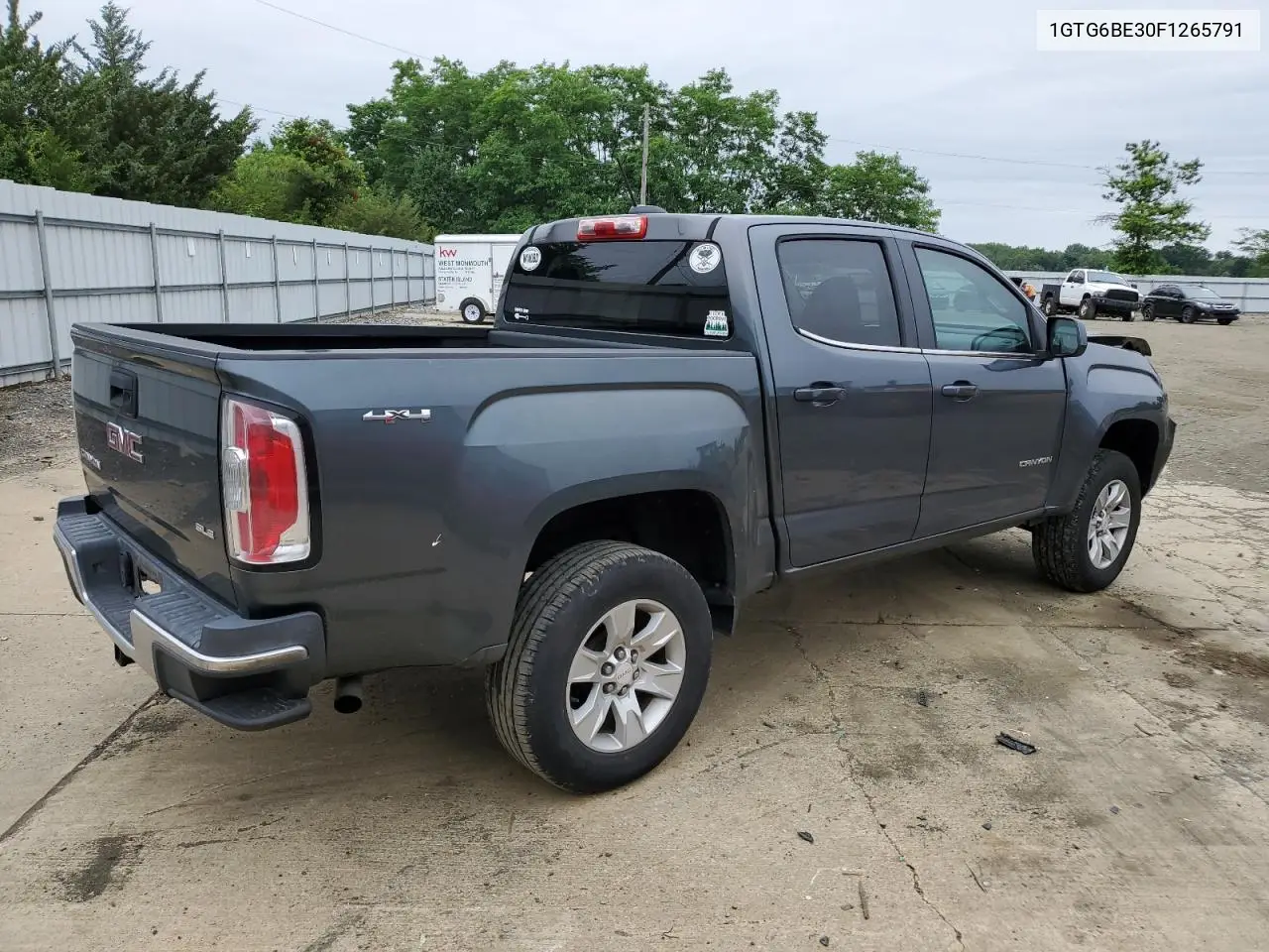 2015 GMC Canyon Sle VIN: 1GTG6BE30F1265791 Lot: 62602025