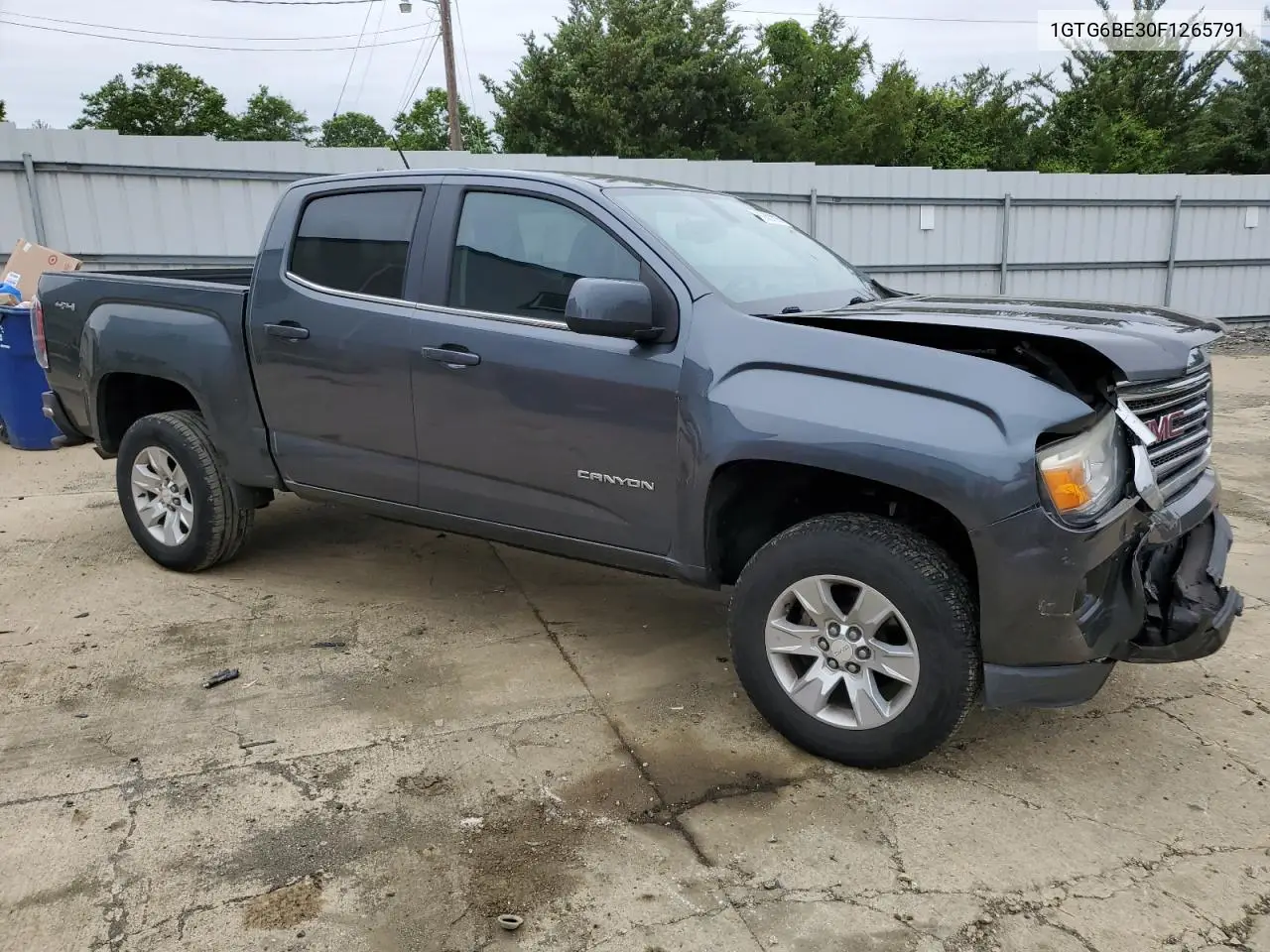 2015 GMC Canyon Sle VIN: 1GTG6BE30F1265791 Lot: 62602025