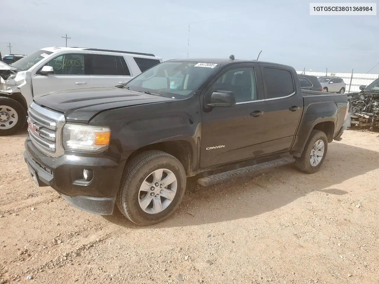 2016 GMC Canyon Sle VIN: 1GTG5CE38G1368984 Lot: 56478085