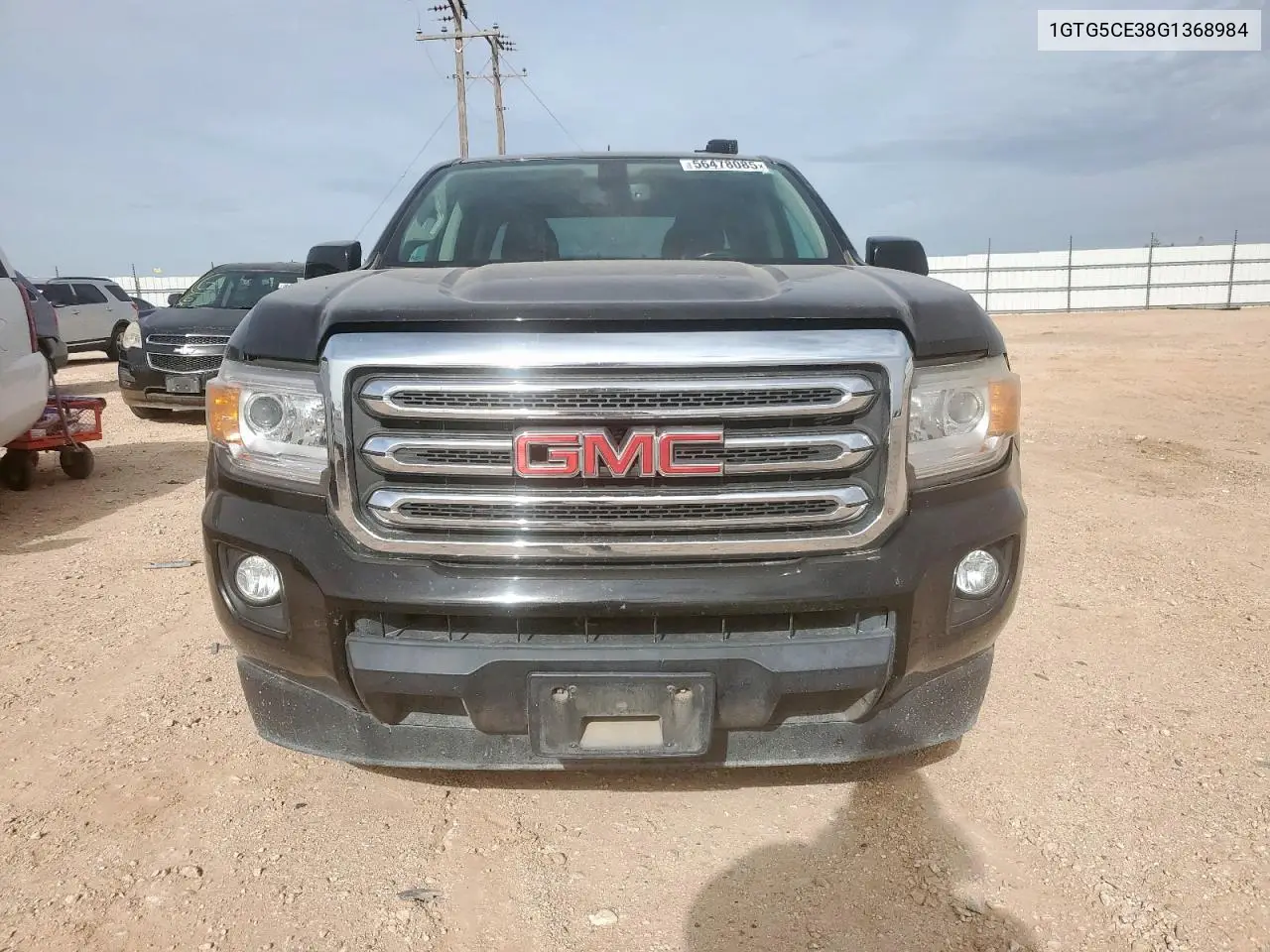 2016 GMC Canyon Sle VIN: 1GTG5CE38G1368984 Lot: 56478085