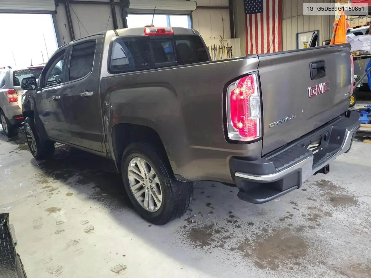 2016 GMC Canyon Slt VIN: 1GTG5DE39G1150851 Lot: 56576285