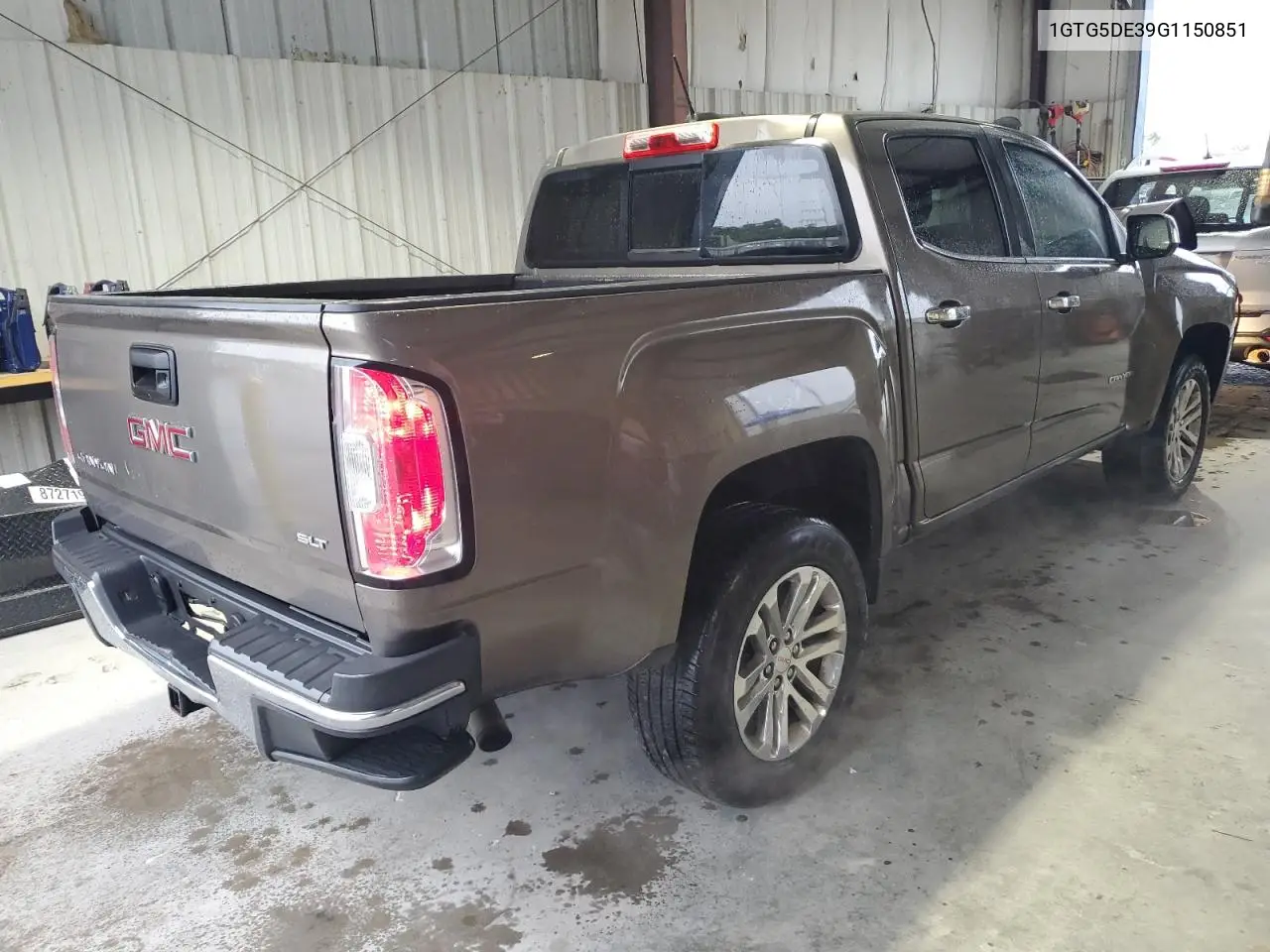 2016 GMC Canyon Slt VIN: 1GTG5DE39G1150851 Lot: 56576285