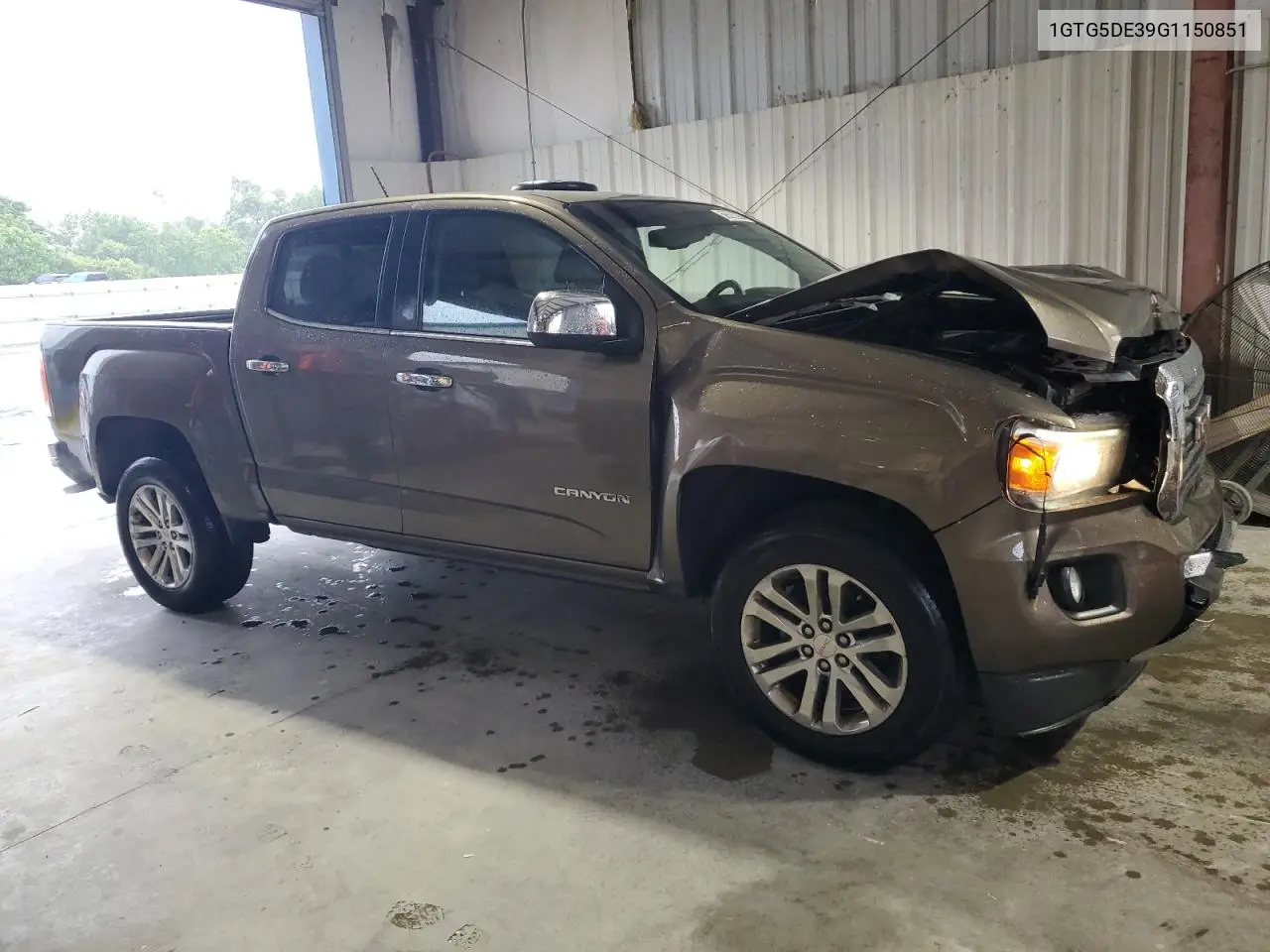 2016 GMC Canyon Slt VIN: 1GTG5DE39G1150851 Lot: 56576285