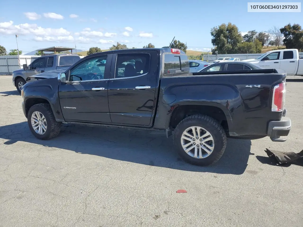 2016 GMC Canyon Slt VIN: 1GTG6DE34G1297303 Lot: 56798495