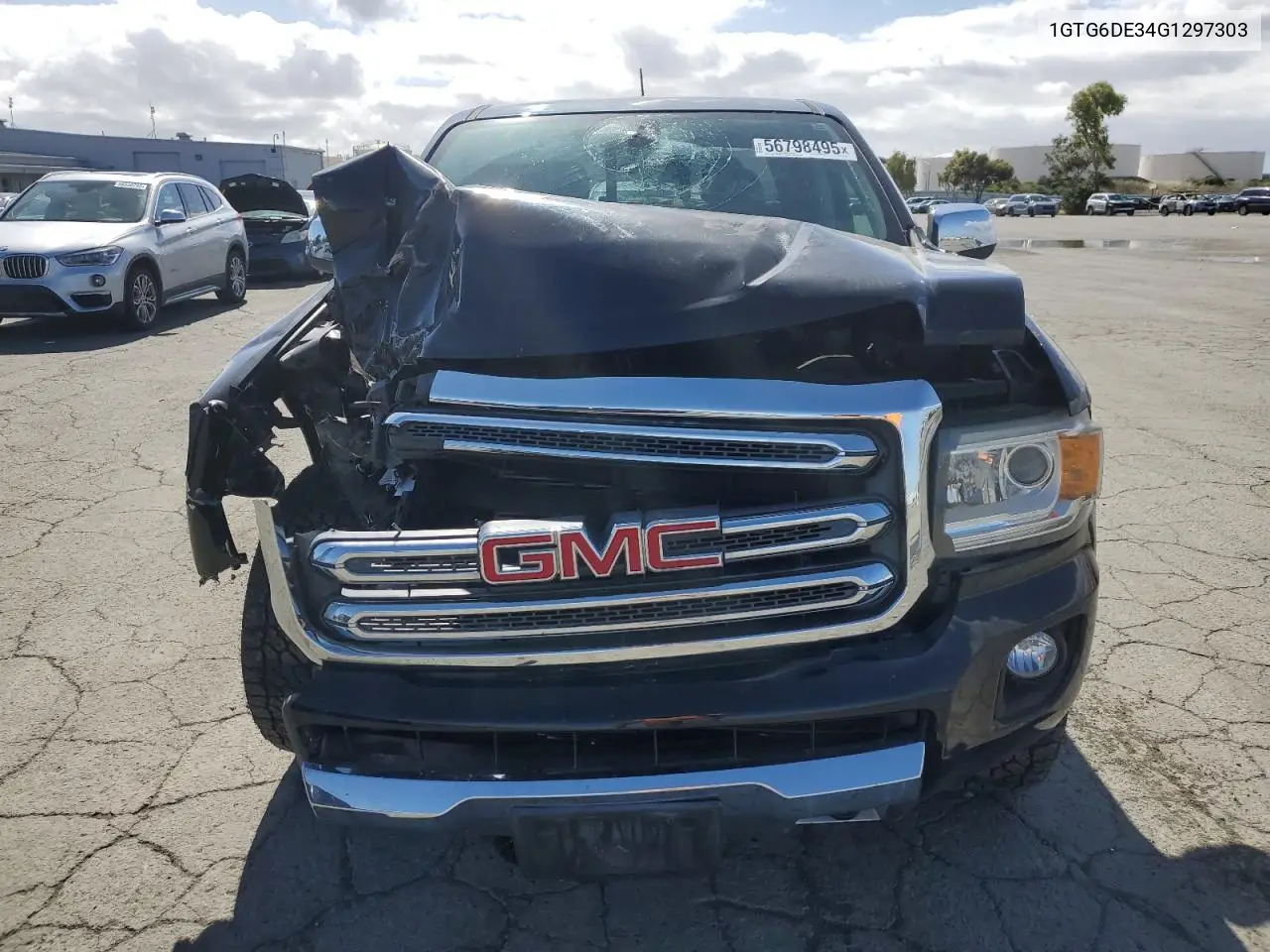 2016 GMC Canyon Slt VIN: 1GTG6DE34G1297303 Lot: 56798495