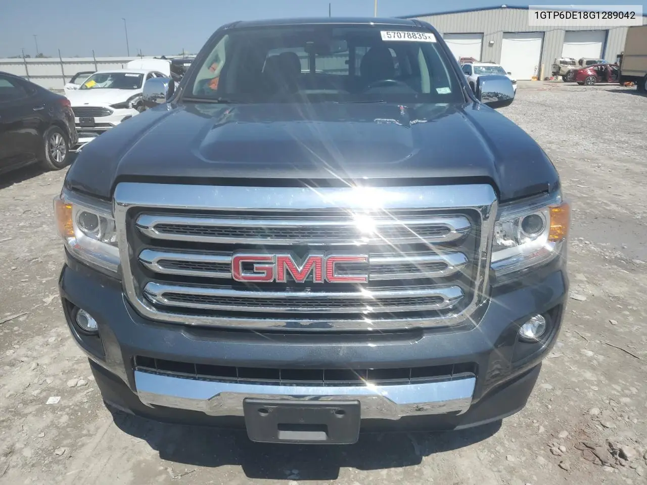 2016 GMC Canyon Slt VIN: 1GTP6DE18G1289042 Lot: 57078835