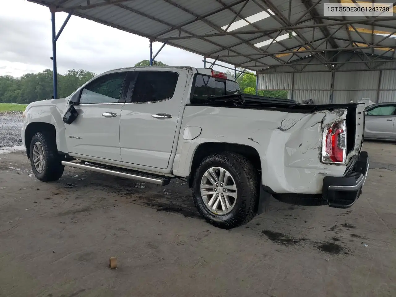 2016 GMC Canyon Slt VIN: 1GTG5DE30G1243788 Lot: 61557965