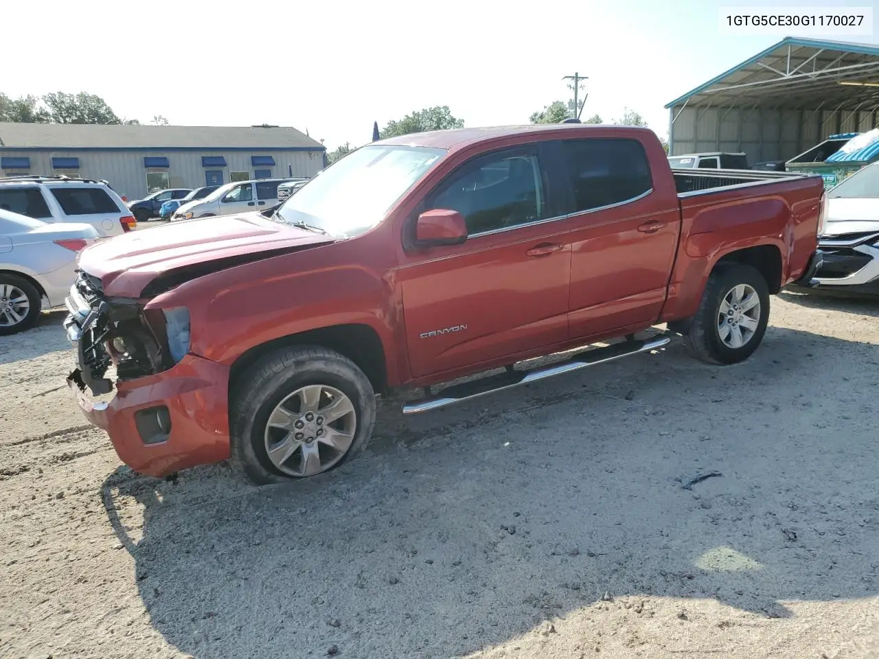 2016 GMC Canyon Sle VIN: 1GTG5CE30G1170027 Lot: 61762375