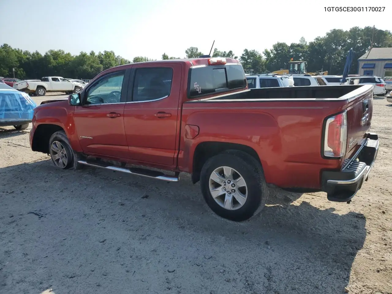2016 GMC Canyon Sle VIN: 1GTG5CE30G1170027 Lot: 61762375