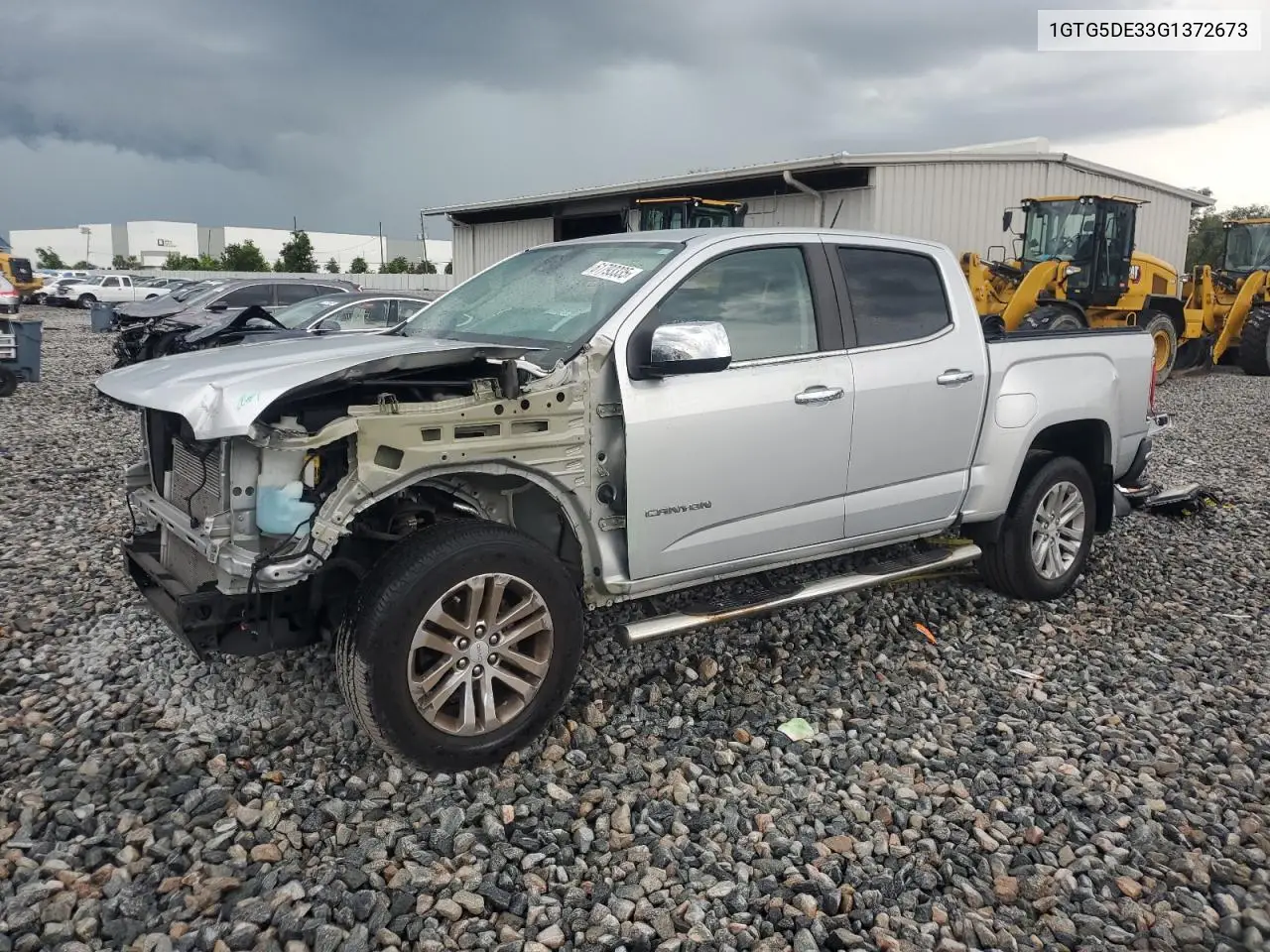 2016 GMC Canyon Slt VIN: 1GTG5DE33G1372673 Lot: 61793335