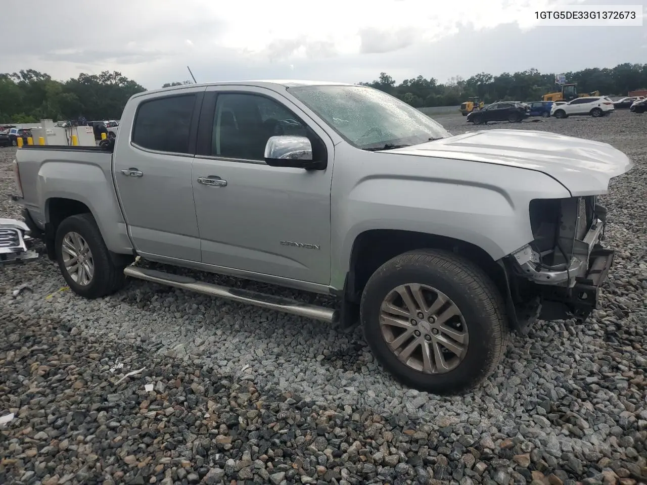 2016 GMC Canyon Slt VIN: 1GTG5DE33G1372673 Lot: 61793335